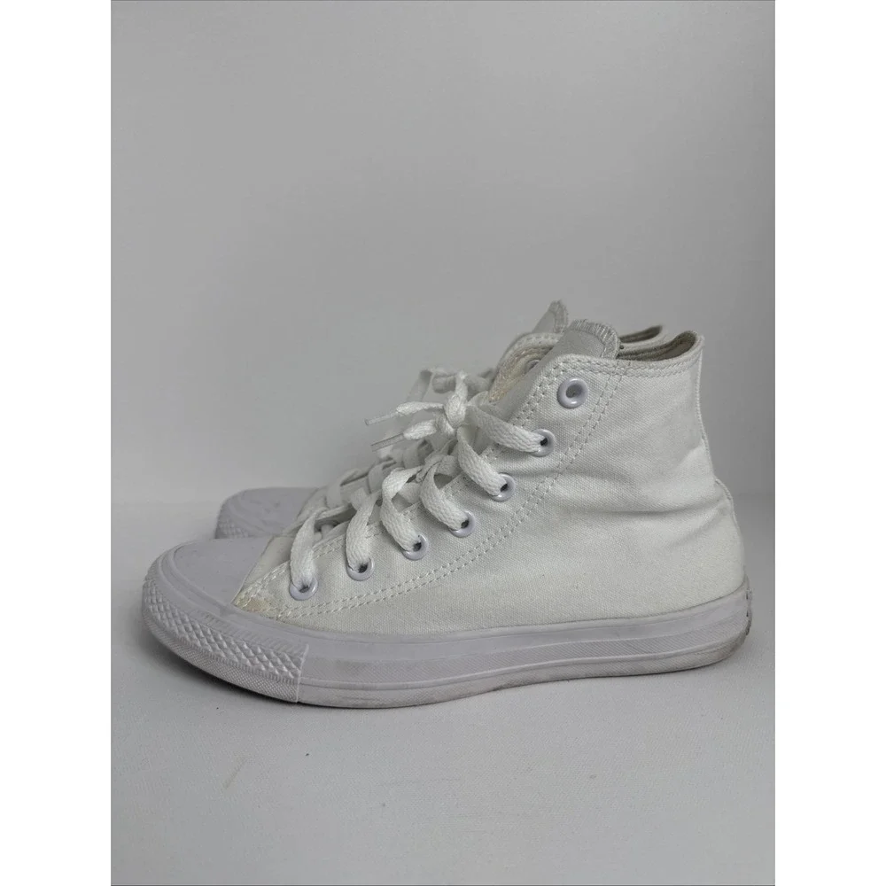 CONVERSE Chuck Taylor ALL STAR HIGH TOP MONOCHROME WHITE UNISEX (1U646F) M6/W8 - Picture 4 of 15